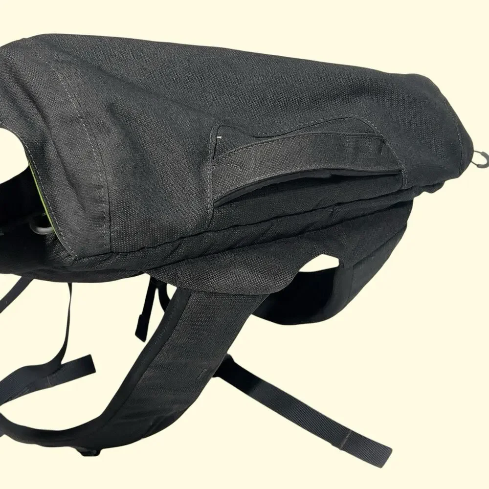 Osprey Transporter Panel Loader Backpack Charcoal Gray 20L Lime Green Laptop
